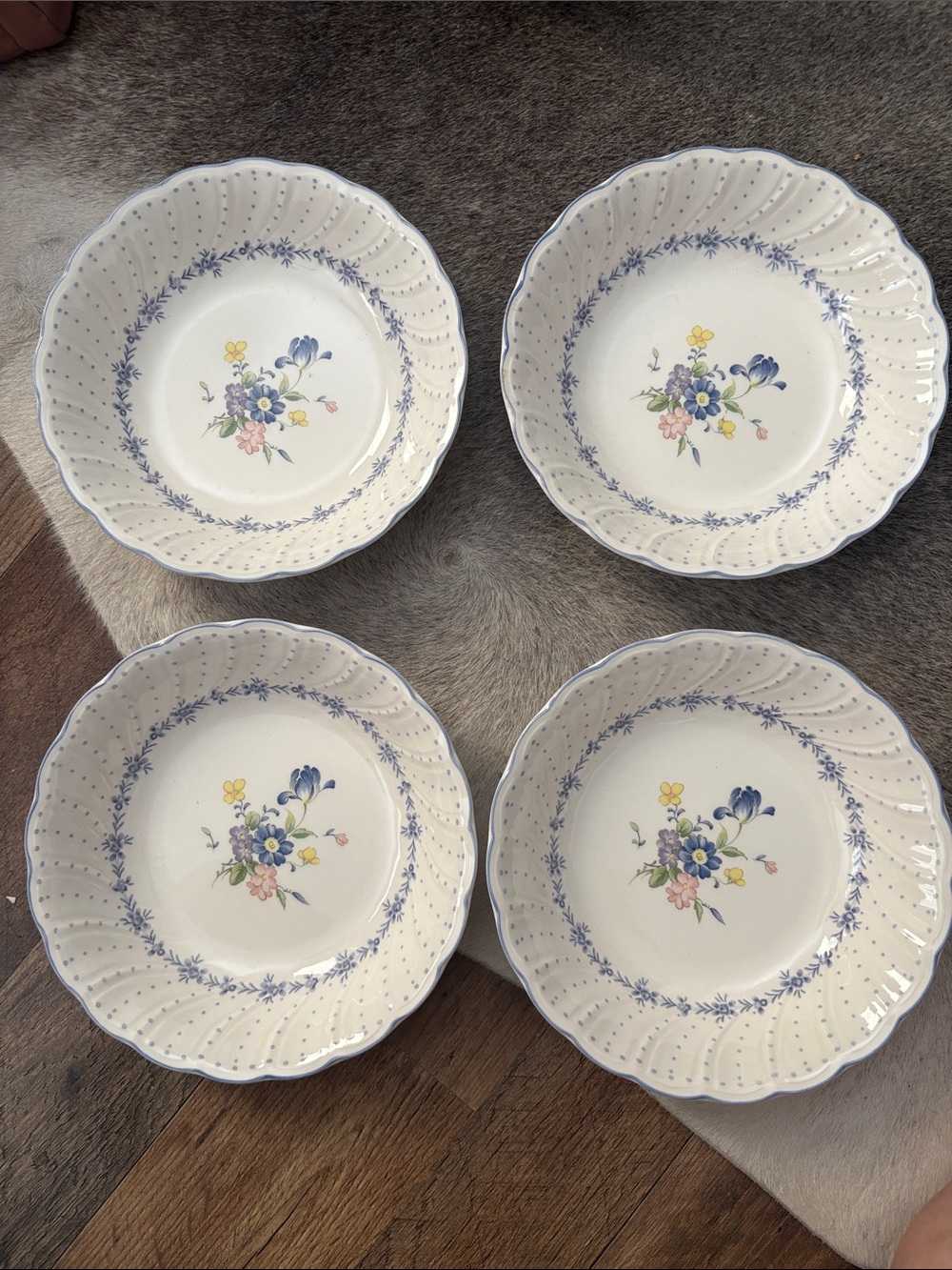 Blue Peony by NIKKO Japan Soup/Cereal bowls